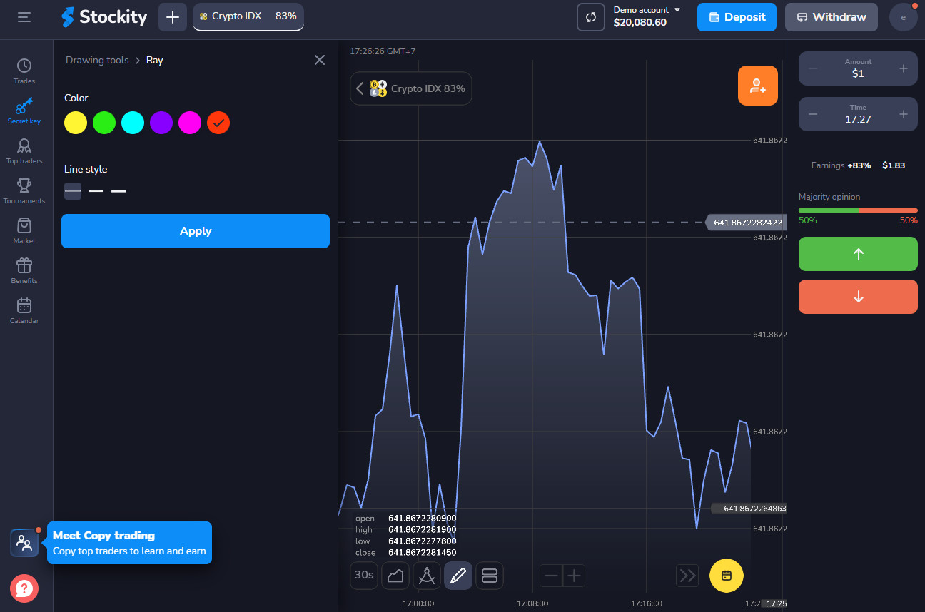 carta langsung crypto idx Stockity